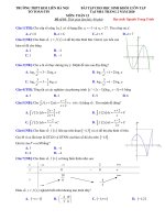 ĐỀ ÔN TOÁN 12 2020