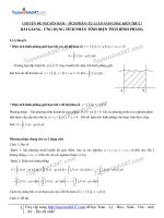 20  ứng dụng tích phân tính diện tích hình phẳng 