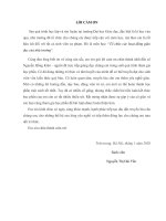 Tiểu luận cuối kì môn Tổ chức