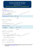 13  tích phân đổi biến (tiết 1) 