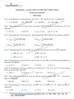 1  thi online   các bài toán về công thức điểm, vecto   có lời giải chi tiết 