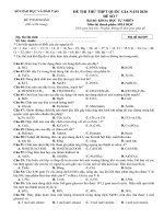 7  đề chuẩn cấu trúc 2020   số 07 