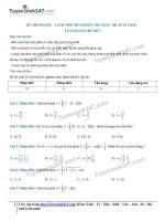 11  đề thi online – cách tính tích phân chứa dấu giá trị tuyệt đối – có lời giải chi tiết 