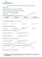 7  đề thi online – nguyên hàm từng phần – có lời giải chi tiết  