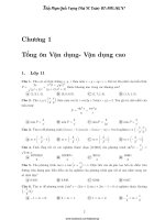 710 câu TRẮC NGHIỆM TOÁN TỔNG ôn vận DỤNG   vận DỤNG CAO có đáp án  