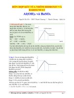 BÀI tập đồ THỊ hỗn hợp Al(OH)3 và BaSO4