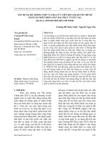 Xây dựng hệ thống nộp và tra cứu tiến độ giải quyết hồ sơ đăng ký biến động đất đai trực tuyến tại quận 6, thành phố Hồ Chí Minh