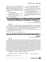 Giáo dục đại học Việt Nam và cách mạng công nghiệp 4.0