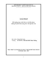 skkn bồi dưỡng học sinh trên cơ sở khắc phục những lỗi phổ biến trong bài viết tập làm văn 