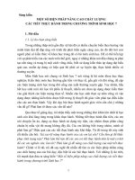 skkn một số BIỆN PHÁP NÂNG CAO CHẤT LƯỢNG các TIẾT THỰC HÀNH TRONG CHƯƠNG TRÌNH SINH học 7 