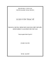 Nội dung chương trình nhãn sinh thái trên thế giới - Kinh nghiệm và Giải pháp cho Việt Nam
