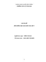 chuyên đề  bồi DƯỠNG học SINH GIỎI TOÁN lớp 7