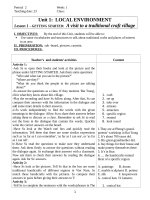 Giáo án tiếng anh 9 thí điểm