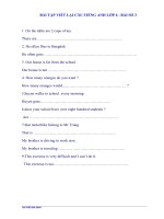 BAI TAP VIET LAI CAU TIENG ANH LOP 6  BAI SO 3 