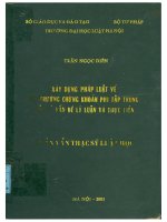 Xây dựng pháp luật về thị trường chứng khoán phi tập trung một số vấn đề lý luận và thực tiễn 