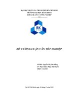 Đề cương luận văn  các yếu tố ảnh hưởng đến chất lượng dịc h vụ KTX