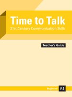Time to Talk Elementary (Teachers Book)