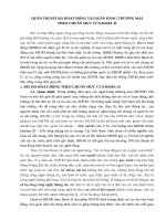 QUẢN TRỊ RỦI RO HOẠT ĐỘNG TẠI NGÂN HÀNG THƯƠNG MẠI THEO CHUẨN MỰC CỦA BASEL II