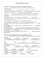 Bai tap tieng anh 8 so 2 