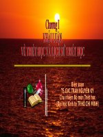 ¡ng 1- KHAI LUAN VE TRIET HOC VA LICH SU TRIET HOC