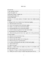 luận văn thạc sĩ phân tích tài chính tại công ty cổ phần xăng dầu dầu khí hà nội 