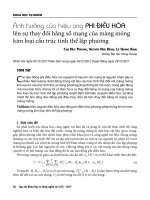Ảnh hưởng của hiệu ứng phi điều hòa lên sự thay đổi hằng số mạng của màng mỏng kim loại cấu trúc tinh thể lập phương