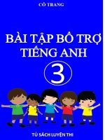 BÀI tập bổ TRỢ TIẾNG ANH 3 