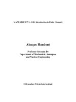 Abaqus tutorial (3d example page 48)