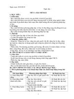 Giáo án (kế hoạch bài học) môn công nghệ 6 kì I soạn theo 5 hoạt động