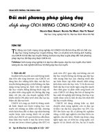 Đổi mới phương pháp giảng dạy đáp ứng cách mạng công nghệ 4.0