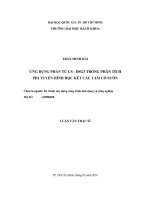Ứng dụng phần tử CS – DSG3 trong phân tích phi tuyến hình học kết cấu tấm có sườn