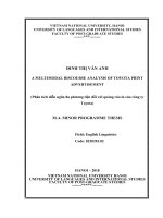 Phân tích diễn ngôn đa phương tiện với quảng cáo của công ty toyota 