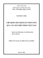 Chế định viện kiểm sát nhân dân qua các bản hiến pháp việt nam tt