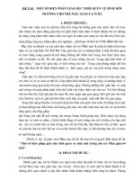 Một số biện pháp giáo dục thói quen vệ sinh môi trường cho trẻ mẫu giáo 3 4 tuổi 