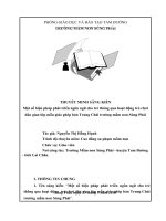 skkn một số biện pháp phát triển ngôn ngữ cho trẻ thông qua hoạt động trò chơi dân gian lớp mẫu giáo ghép 