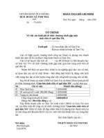 TỜ TRÌNH XIN KINH PHÍ tổ CHỨC gặp mặt SINH VIÊN