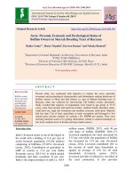 Socio- personal, economic and psychological status of buffalo owners in Murrah breeding tract of Haryana