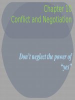 Lecture Organizational behavior - Chap 10: Introducing organizational behavior