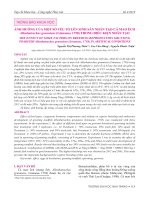 Ảnh hưởng của một số yếu tố lên sinh sản nhân tạo cá mao ếch Allenbatrachus grunniens (Linnaeus, 1758) trong điều kiện nhân tạo