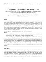 QUÁ TRÌNH THỰC HIỆN CHÍNH SÁCH AN SINH xã hội TRONG CÔNG tác GIẢM NGHÈO đa CHIỀU ở BÌNH DƯƠNG tạ THANH TRÀ, NGUYỄN đức lộc, PHẠM GIAO TIỂU ái, tạp CHÍ đại học THỦ dầu một, SỐ2(41),2019,TR 41 52 