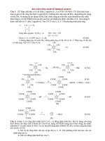 BÀI TẬP HIDROCACBON NÂNG CAO CÓ ĐÁP ÁN DÙNG CHO ÔN THI HỌC SINH GIỎI 11