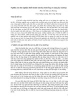 Nghiên cứu thử nghiệm thiết bị khi sinh học hình ống có màng lọc sinh học