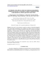 Synthesis and application of chitosan/graphene oxide/magnetite nanostructured composite for Fe(III) removal from aqueous solution