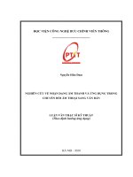 Nghiên cứu về nhận dạng âm thanh và ứng dụng trong chuyển đổi âm thoại sang văn bản (Luận văn thạc sĩ)