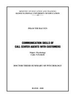 Kỹ năng giao tiếp của điện thoại viên với khách hàng tt tiếng anh 