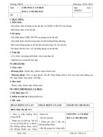 GIÁO ÁN VẬT LÝ 6 NĂM HỌC 2018 2019