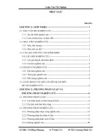 Đánh giá chất lượng dịch vụ sản phẩm du lịch sinh thái miệt vườn và các giải pháp để phát triển du lịch sinh thái miệt vườn ở thành phố cần thơ 
