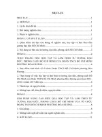Giải pháp nâng cao hiệu quả học tập và làm theo tư tưởng, đạo đức, phong cách Hồ Chí Minh  của Đoàn TNCS Hồ Chí Minh  phường Hòa Hương