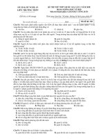 Đề thi thử THPT Quốc gia lần 1 môn GDCD năm 2019-2020 có đáp án - Liên Trường THPT Nghệ An