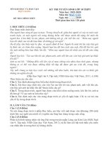 Đề thi tuyển sinh vào lớp 10 THPT năm 2019-2020 môn Ngữ văn có đáp án - Sở GD&ĐT Hậu Giang